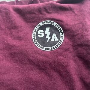 Skaters Advocate Maroon Hoodie